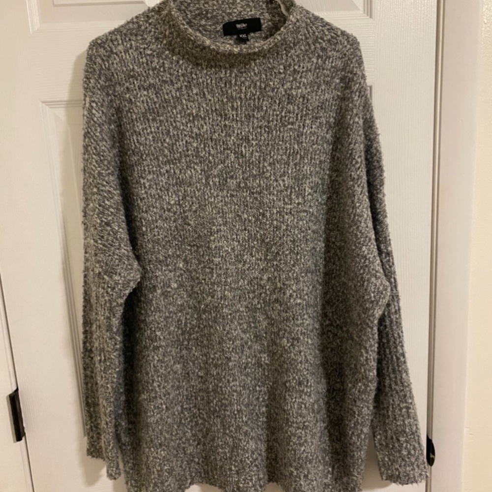 Oversized Mock Neck Sweater
